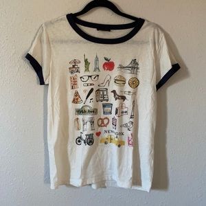 J.Crew New York Graphic tee shirt